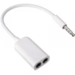 Generic Pack Of_3 Dual Earphones Handsfree Connector (Color: Assorted)