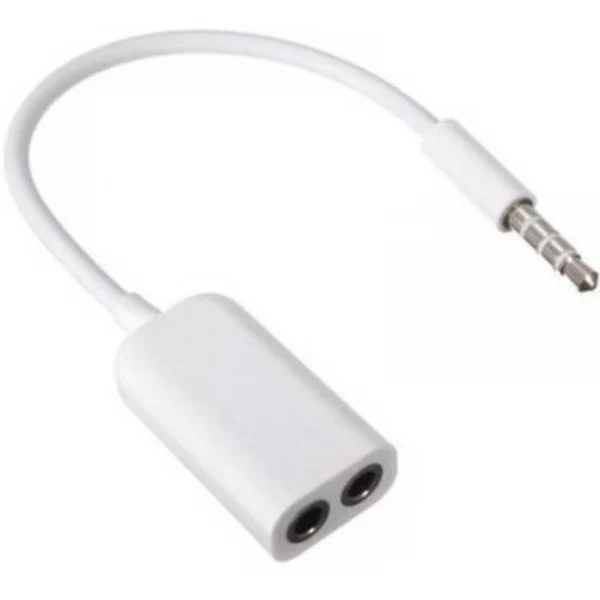 Generic Pack Of_3 Dual Earphones Handsfree Connector (Color: Assorted)