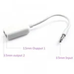 Generic Pack Of_3 Dual Earphones Handsfree Connector (Color: Assorted) - Image 3
