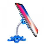 Generic Pack Of_5 Phone Sucking Stand Flower Shape Cell Phone Holder (Color: Assorted) - Image 4