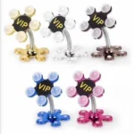Generic Pack Of_5 Phone Sucking Stand Flower Shape Cell Phone Holder (Color: Assorted) - Image 7