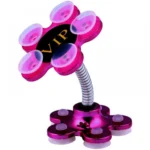 Generic Pack Of_5 Phone Sucking Stand Flower Shape Cell Phone Holder (Color: Assorted) - Image 2