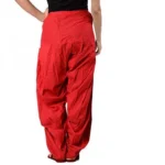 Red Cotton Patiala Salwar - Angle 2