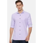 men's purple slim fit shirt
