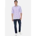 men's purple slim fit shirt