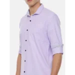 men's purple slim fit shirt