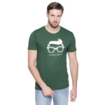 Generic Men's Cotton Slim Fit Half Sleeve T-Shirt (Material: Cotton, (Color:Green)