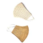 Pack of 2_Generic Golden Cotton Mask (Color: Assorted) - Image 4
