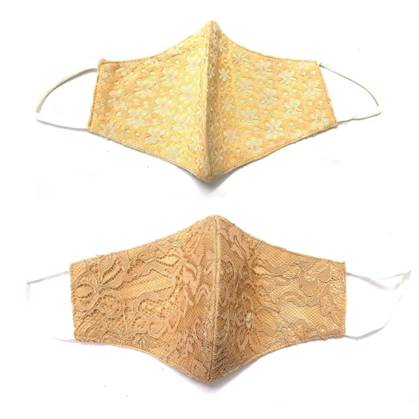 buy golden cotton mask online
