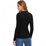 Generic Women's 95% Polyester 5% Spandex Western Wear T Shirt (Peach) - Image 2