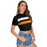 Generic Women's 95% Polyester 5% Spandex Western Wear Tops (Yellow) - Image 5