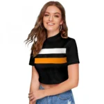 Generic Women's 95% Polyester 5% Spandex Western Wear Tops (Yellow) - Image 3