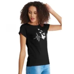 Generic Women's Cotton Western Wear T Shirt (Black) - Image 3