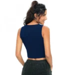 Generic Women's 95% Polyester 5% Spandex Western Wear Tops (Yellow) - Image 2