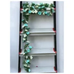 Generic Artificial Rose Vine Flowers Plants Artificial Flower Creeper Hanging Rose For Home Decoration (Color: Multi, Material: Silk Polyester) - Image 2