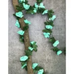 Generic Artificial Flower Creeper Hanging Rose Garland For Home Decoration (Color: Blue, Material: Silk Polyester) - Image 2