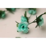 Generic Artificial Flower Creeper Hanging Rose Garland For Home Decoration (Color: Blue, Material: Silk Polyester) - Image 3