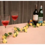 Generic Artificial Flower Creeper Hanging Rose Garland For Home Decoration (Color: Cream, Material: Silk Polyester) - Image 3