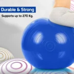Generic Burst Exercise Gym Ball 75cm with Pump (Color: Assorted) - Image 3