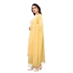 Generic Women's Cotton Silk Strips Printed Dupatta (Yellow, Length:2-2.4 mtr) - Image 4