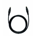 Black Digital Optical Fibre Cable for Audio Video Devices