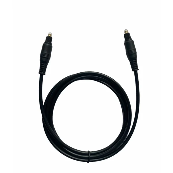 Black Digital Optical Fibre Cable for Audio Video Devices