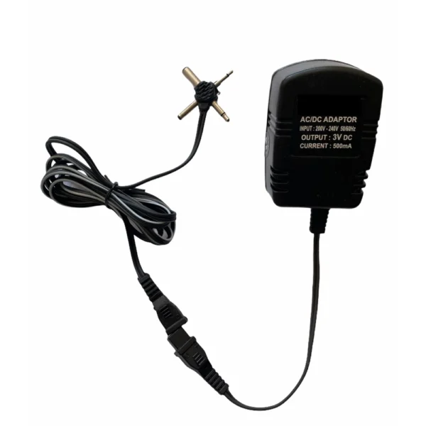 Black 3V 500mA AC to DC Power Adapter for Set Top Box