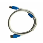 White USB Male to Male Printer Cable 1.5 Yards