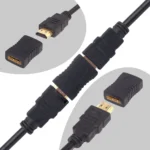 Generic HDMI Adapter Female to Female Extender Jointer Black (Black) - Image 3
