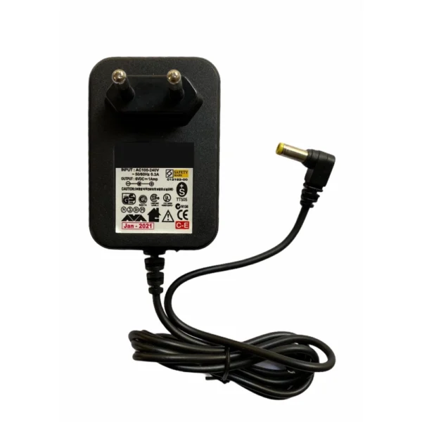 Black 6V 1A AC to DC Power Adapter for Set Top Box
