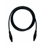 Generic Supreme Quality Digital Optic Fibre Cable 1.5 Yards, Transmission Bandwidth up to 250Mb_s (Black) - Image 3