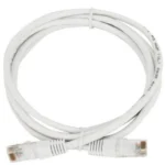 White CAT5E RJ45 Ethernet LAN Cable 1.5 Yards