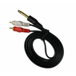 6.35mm to RCA Audio Cable - Angle 2