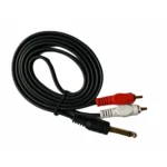 6.35mm to RCA Audio Cable - Angle 3