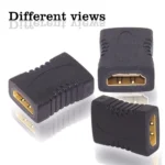 Generic HDMI Adapter Female to Female Extender Jointer Black (Black) - Image 2