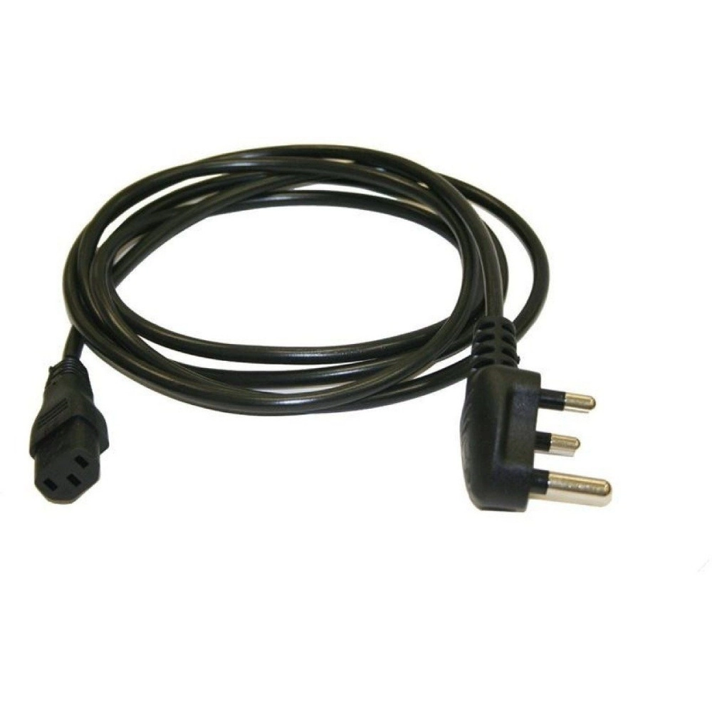 Black 1.2 Meter 3Pin Power Cord for Desktop