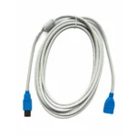 White USB Male to Female Extension Cable