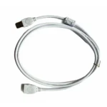 White Premium USB 2.0 Male to Female Extension Cable