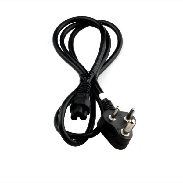 Black 1.2 Meter 3Pin Power Cord for Laptops