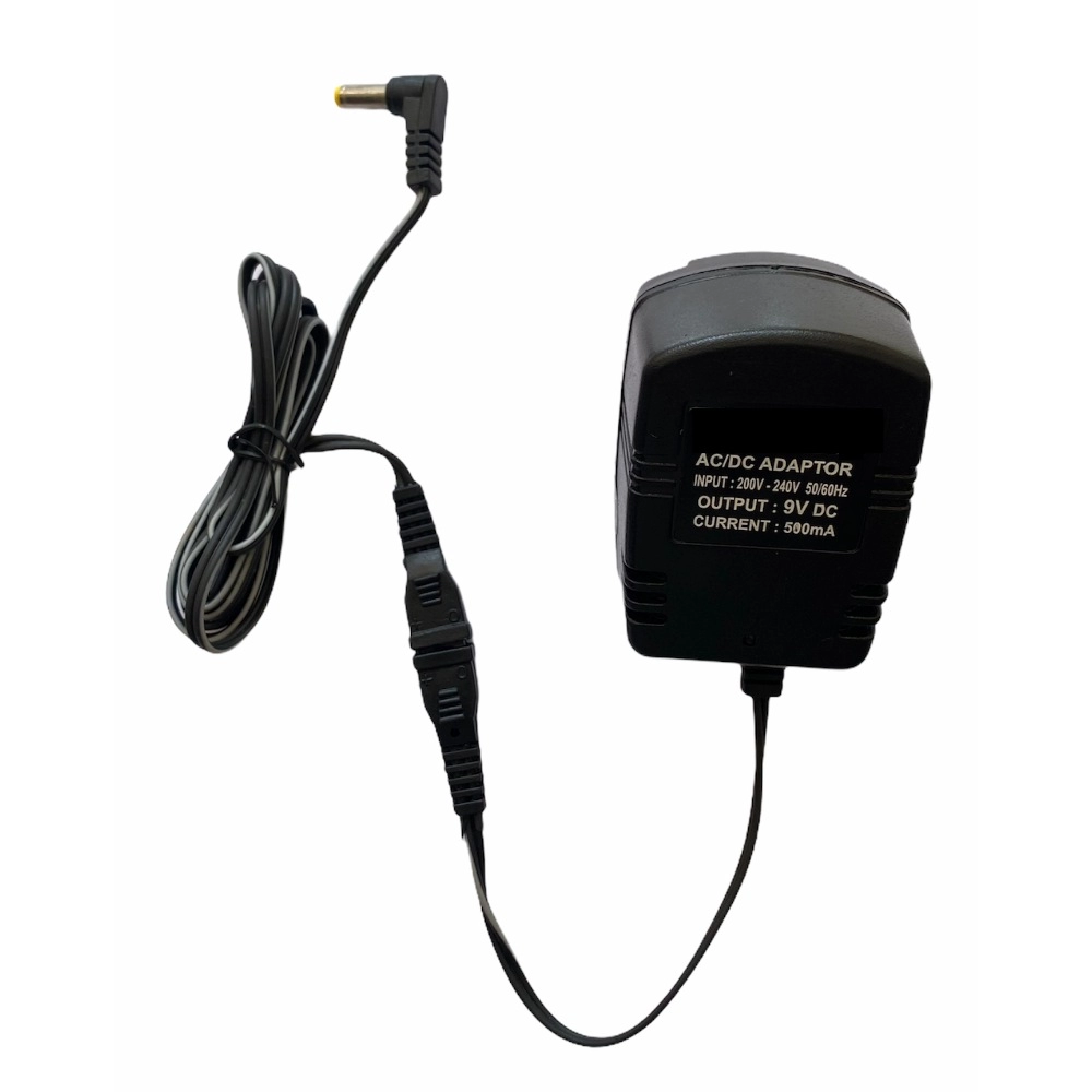 Black 9V 500mA AC to DC Power Adapter for Set Top Box