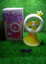 Princess Portable Fan – Bright Color Desktop USB & Battery Operated (Battery Not Included) - Fabric Detail by Nari ...