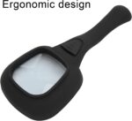 Handheld LED Magnifying Glass – 6 Lighted Magnifier for Reading & Inspection - Back View by Nari Haat, Indian ethni...