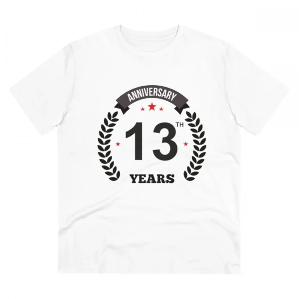 White Men's 13th Anniversary T-Shirt