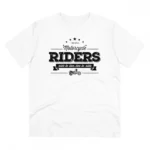 White Men's PC Cotton Bike Ride Design Printed T-Shirt