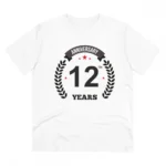 White Men's 12th Anniversary T-Shirt