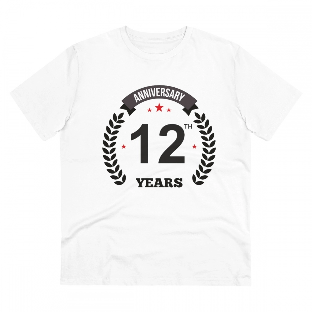 White Men's 12th Anniversary T-Shirt