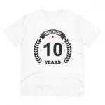 White Men's 10th Anniversary T-Shirt