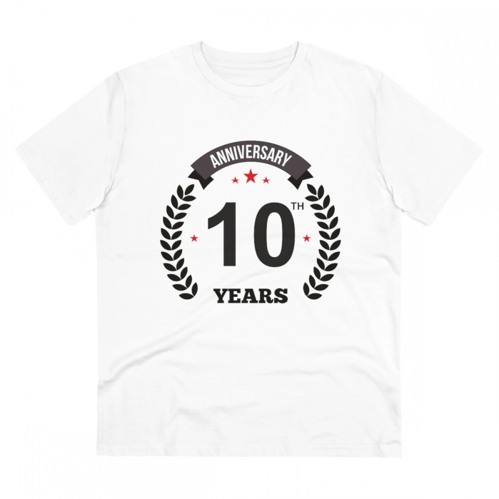 White Men's 10th Anniversary T-Shirt