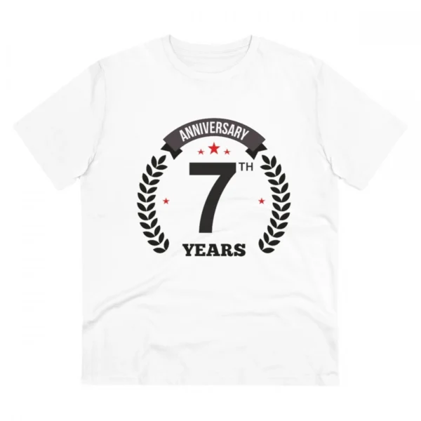 White Men's 7th Anniversary T-Shirt