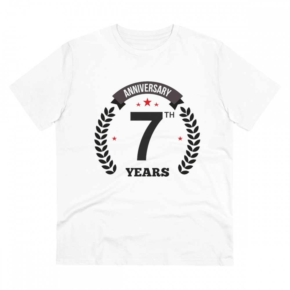 White Men's 7th Anniversary T-Shirt